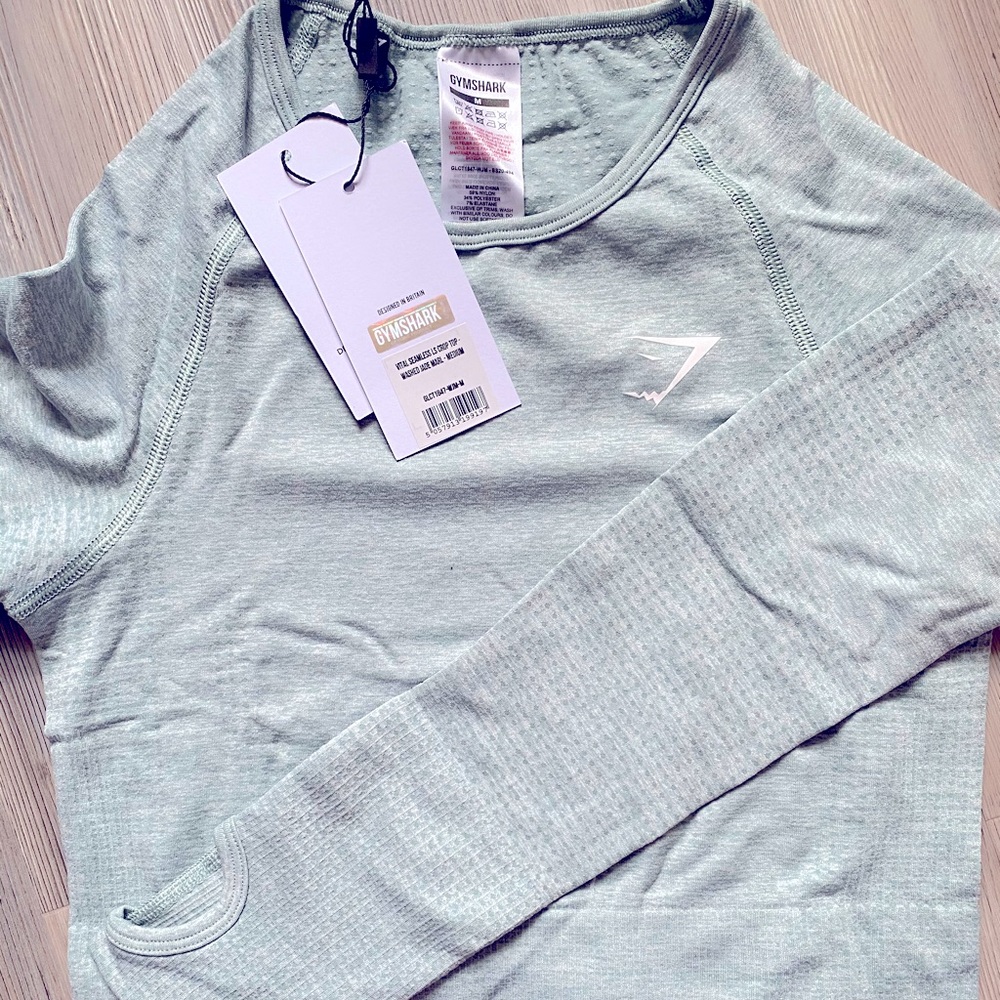 Gymshark vital seamless long sleeve crop top